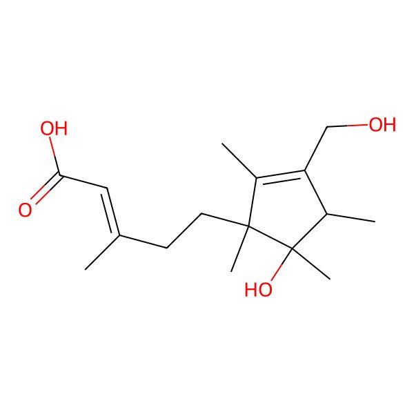 2D Structure of Hisunic acid