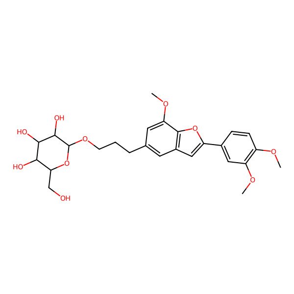 2D Structure of Homo egonol beta-D-glucoside