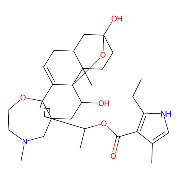 2D Structure of Homobatrachotoxin
