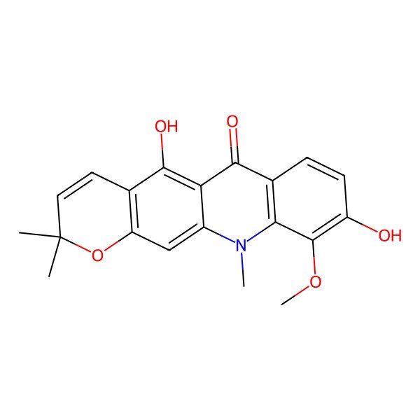 2D Structure of Honyumine