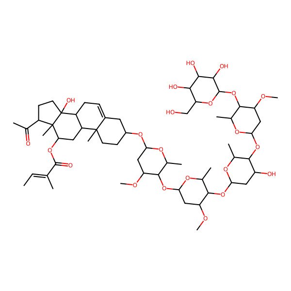 2D Structure of Hoodigoside J
