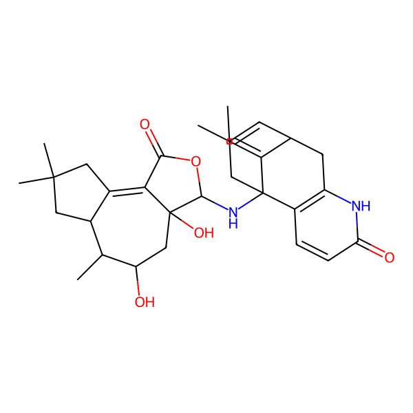 2D Structure of Huptremule B