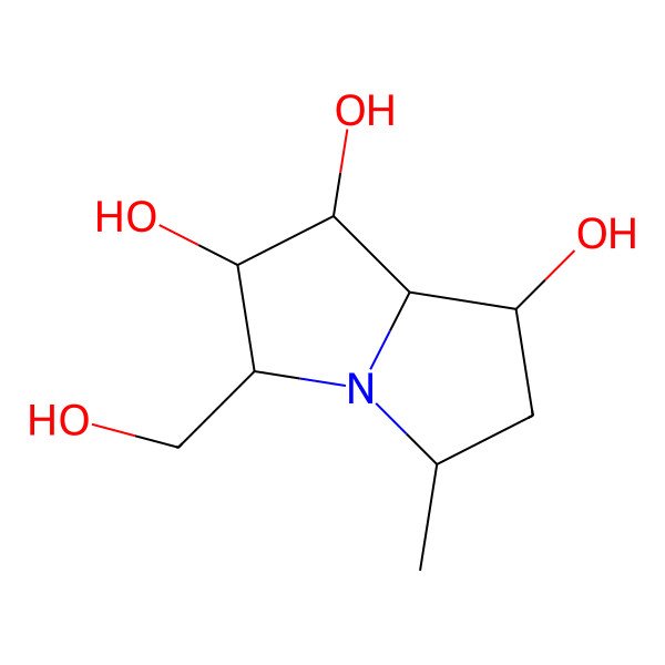 2D Structure of Hyacinthacine B3