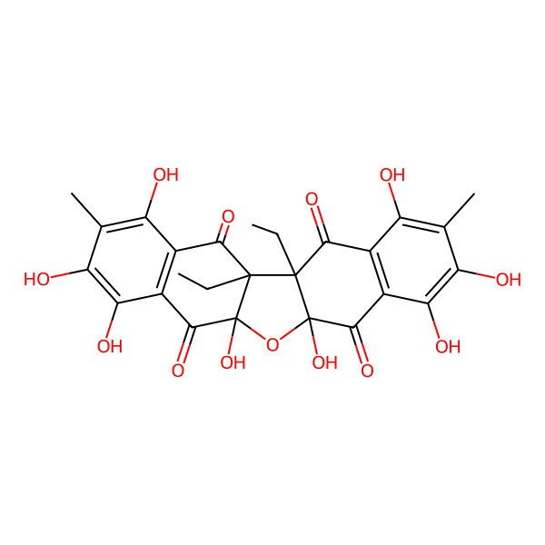 2D Structure of Hybocarpone