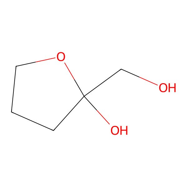 2D Structure of Hydroxy 2(hydroxymethyl) tetrahydrofuran