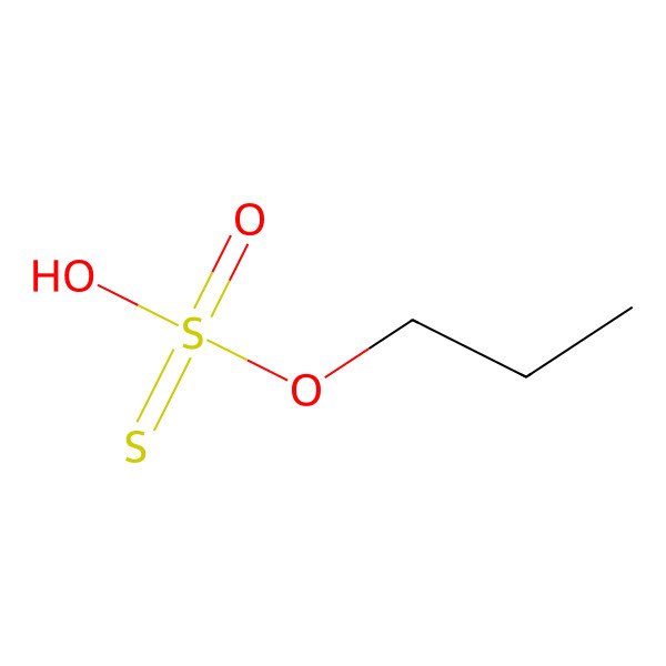 2D Structure of Hydroxy-oxo-propoxy-sulfanylidene-lambda6-sulfane