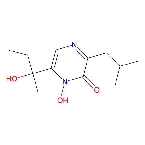 2D Structure of Hydroxyaspergillic acid