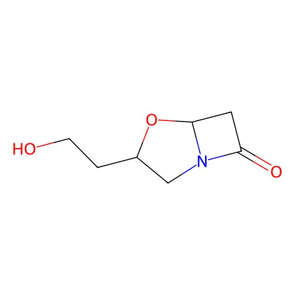 2D Structure of Hydroxyethylclavam