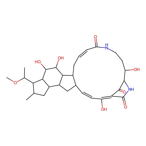 2D Structure of Hydroxyikarugamycin A
