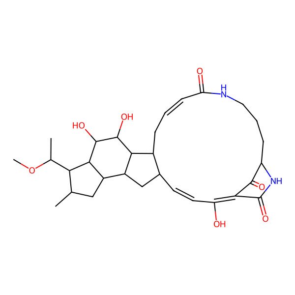 2D Structure of Hydroxyikarugamycin B