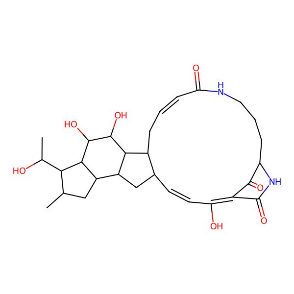 2D Structure of Hydroxyikarugamycin C