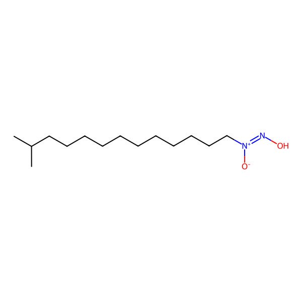 2D Structure of Hydroxyimino-(12-methyltridecyl)-oxidoazanium
