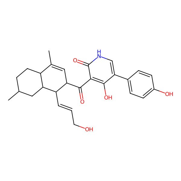 2D Structure of Hydroxyl-ilicicolin H