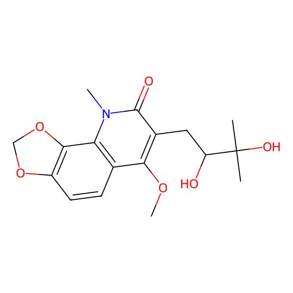 2D Structure of Hydroxylunidin
