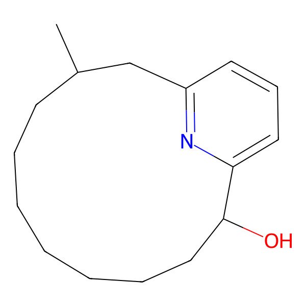2D Structure of Hydroxymuscopyridine A