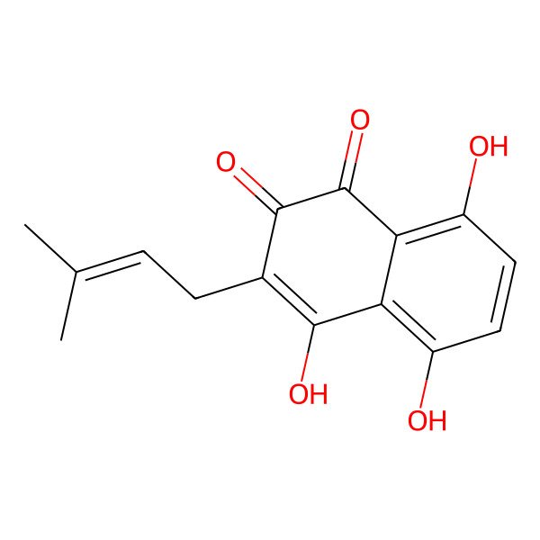 2D Structure of Hydroxysesamone