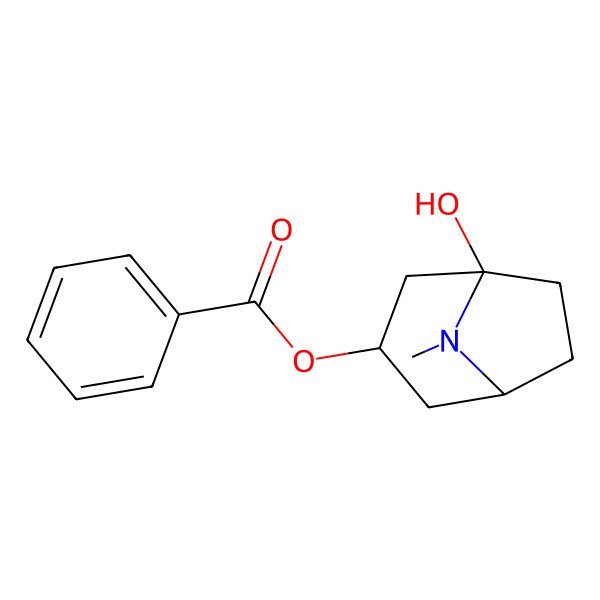 2D Structure of Hydroxytropacocaine