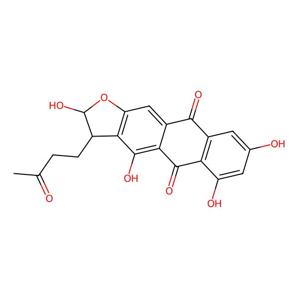 2D Structure of Hydroxyversicolorone