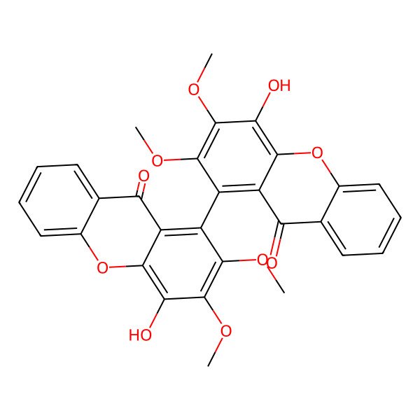 2D Structure of Hyperidixanthone 2D Structure of Hyperidixanthone