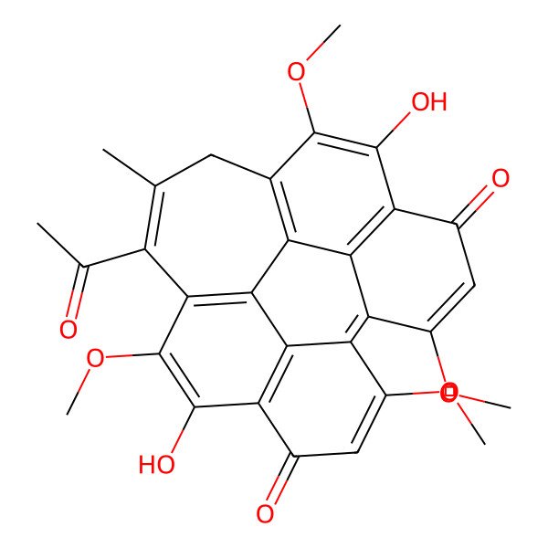 2D Structure of Hypocrellin B