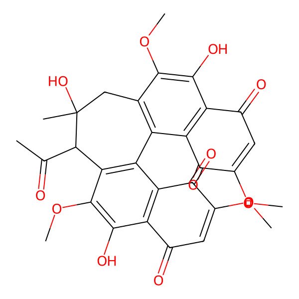 2D Structure of Hypocrellin D