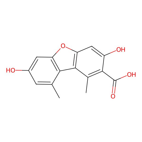 2D Structure of Hypostrepsilic acid
