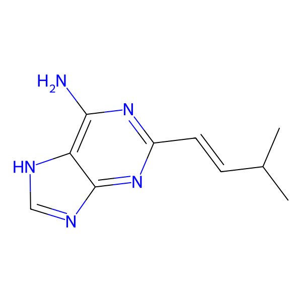 2D Structure of i-Pentenyladenine 2D Structure of i-Pentenyladenine