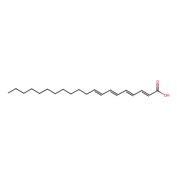 2D Structure of Icosa-2,4,6,8-tetraenoic acid