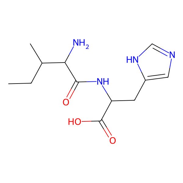 2D Structure of Ile-His