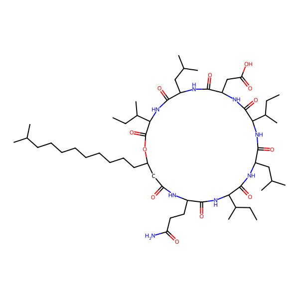 2D Structure of (Ile2,4)lichenysin G15