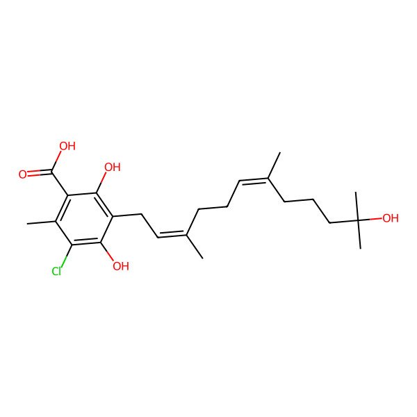 2D Structure of Ilicicolinic acid D