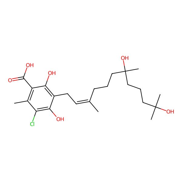 2D Structure of Ilicicolinic acid E