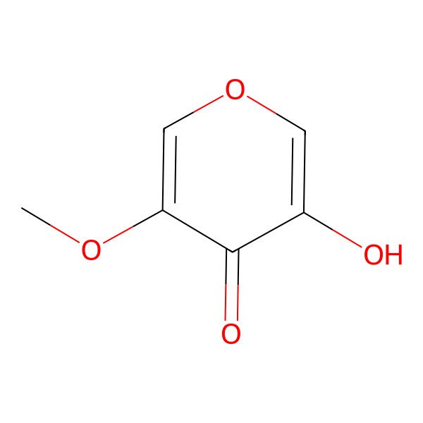 2D Structure of InChI=1/C6H6O4/c1-9-5-3-10-2-4(7)6(5)8/h2-3,7H,1H