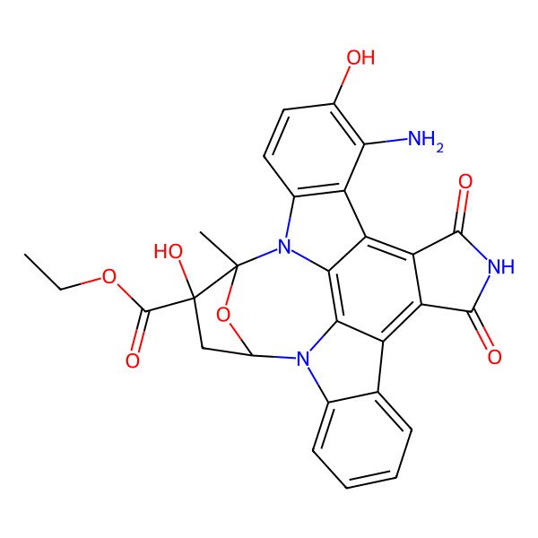 2D Structure of Indocarbazostatin B