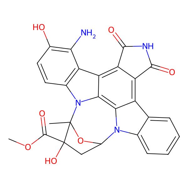 2D Structure of Indocarbazostatin D