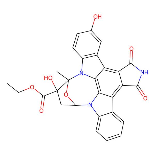 2D Structure of Indocarbazostatin