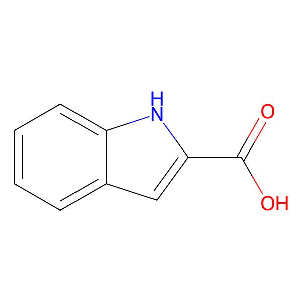 2D Structure of Indole-2-carboxylic acid