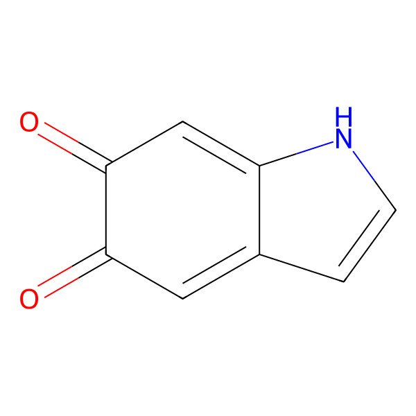 2D Structure of Indole-5,6-quinone