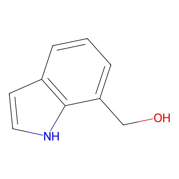 2D Structure of Indole-7-methanol