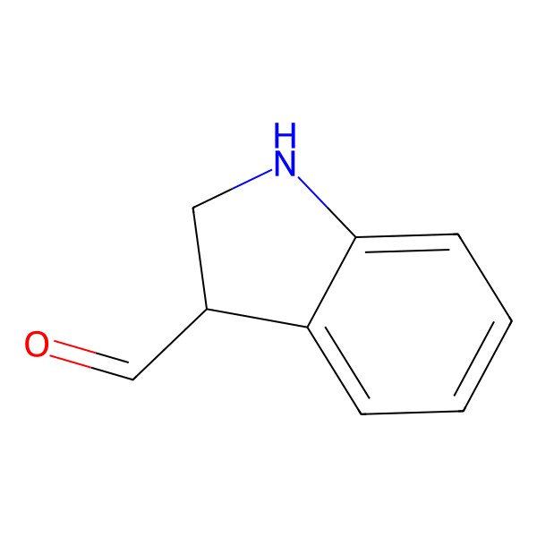 2D Structure of Indoline-3-carbaldehyde 2D Structure of Indoline-3-carbaldehyde