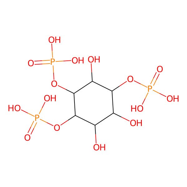 2D Structure of Inositol 1,3,4-trisphosphate