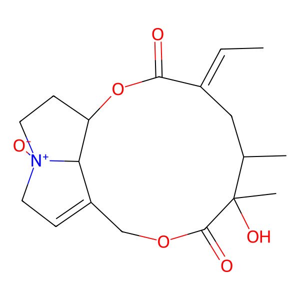 2D Structure of Integerrimine N-oxide