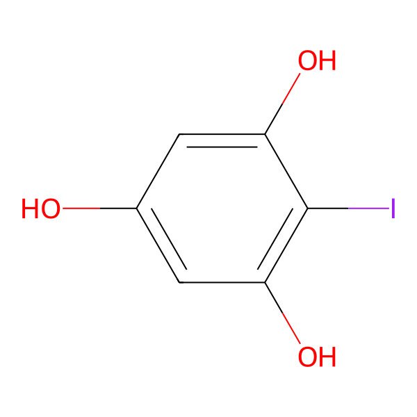 2D Structure of Iodophloroglucinol