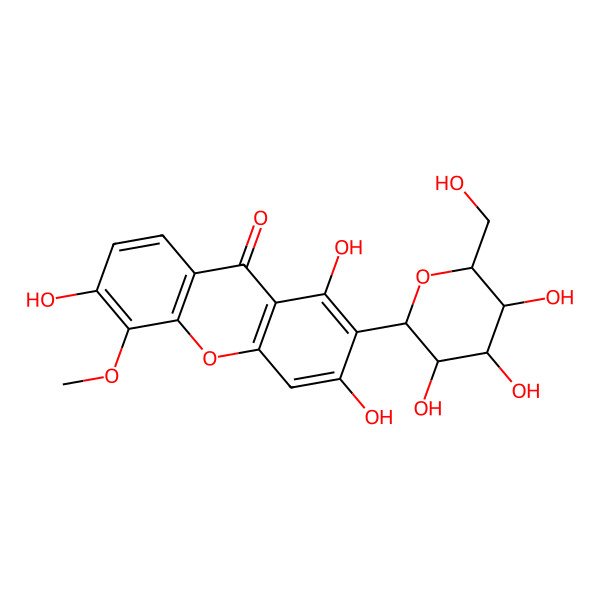 2D Structure of Irisxanthone