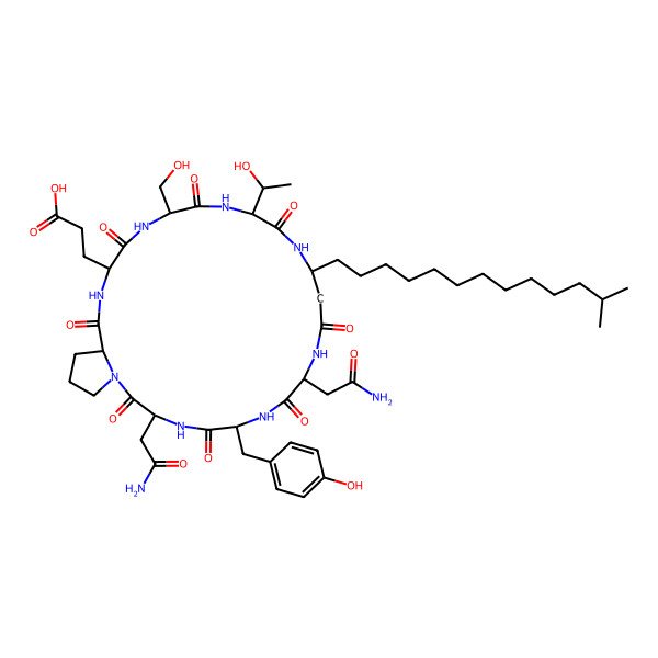 2D Structure of Iso-C17 bacillomycin D