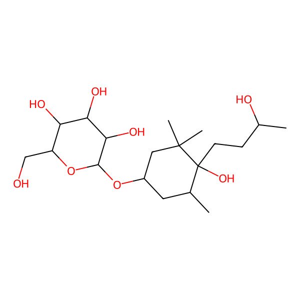 2D Structure of iso-dihydrodendranthemoside A 2D Structure of iso-dihydrodendranthemoside A