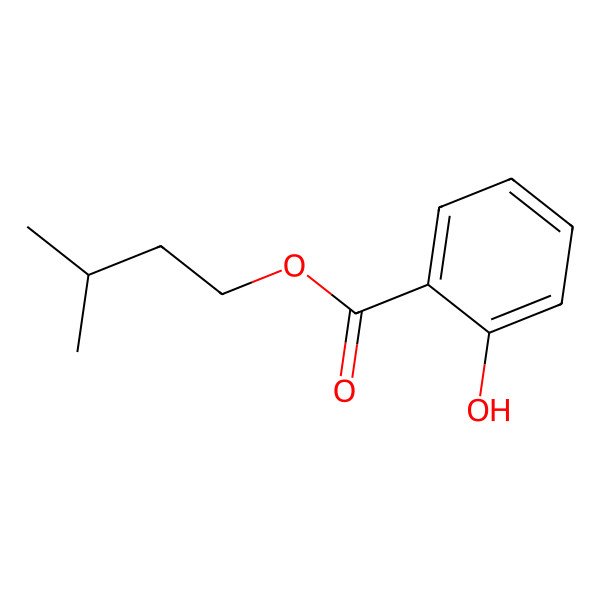 2D Structure of Isoamyl salicylate