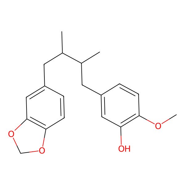 2D Structure of Isoanwulignan