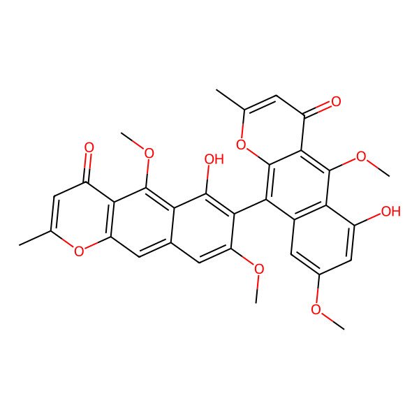 2D Structure of Isoaurasperone