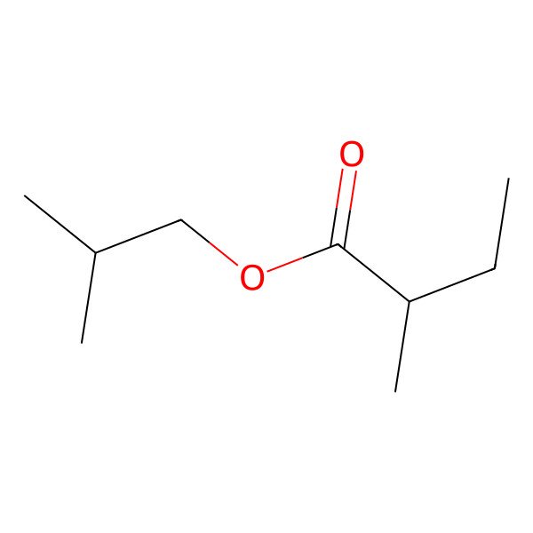 2D Structure of Isobutyl 2-methylbutyrate 2D Structure of Isobutyl 2-methylbutyrate